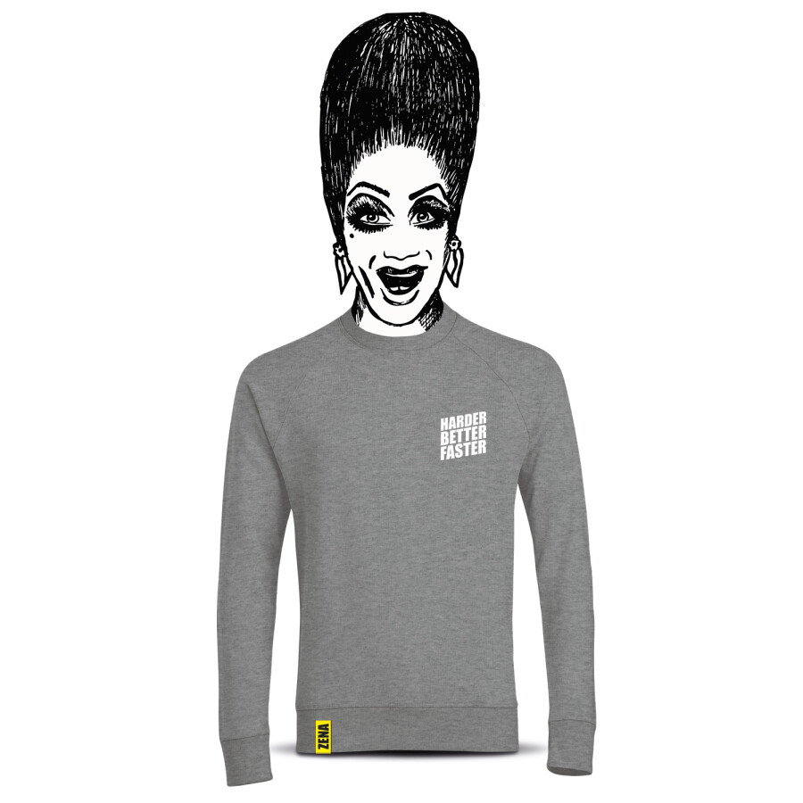 Zena Sweater HBF Mid Heather Grey S